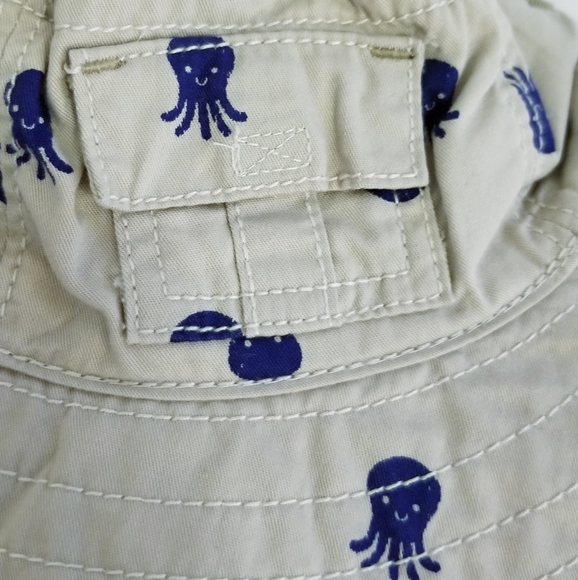 3/$25 NEW Baby Boy's Octopus Print Bucket Hat Size 3-6 Months Nwot - Picture 5 of 11